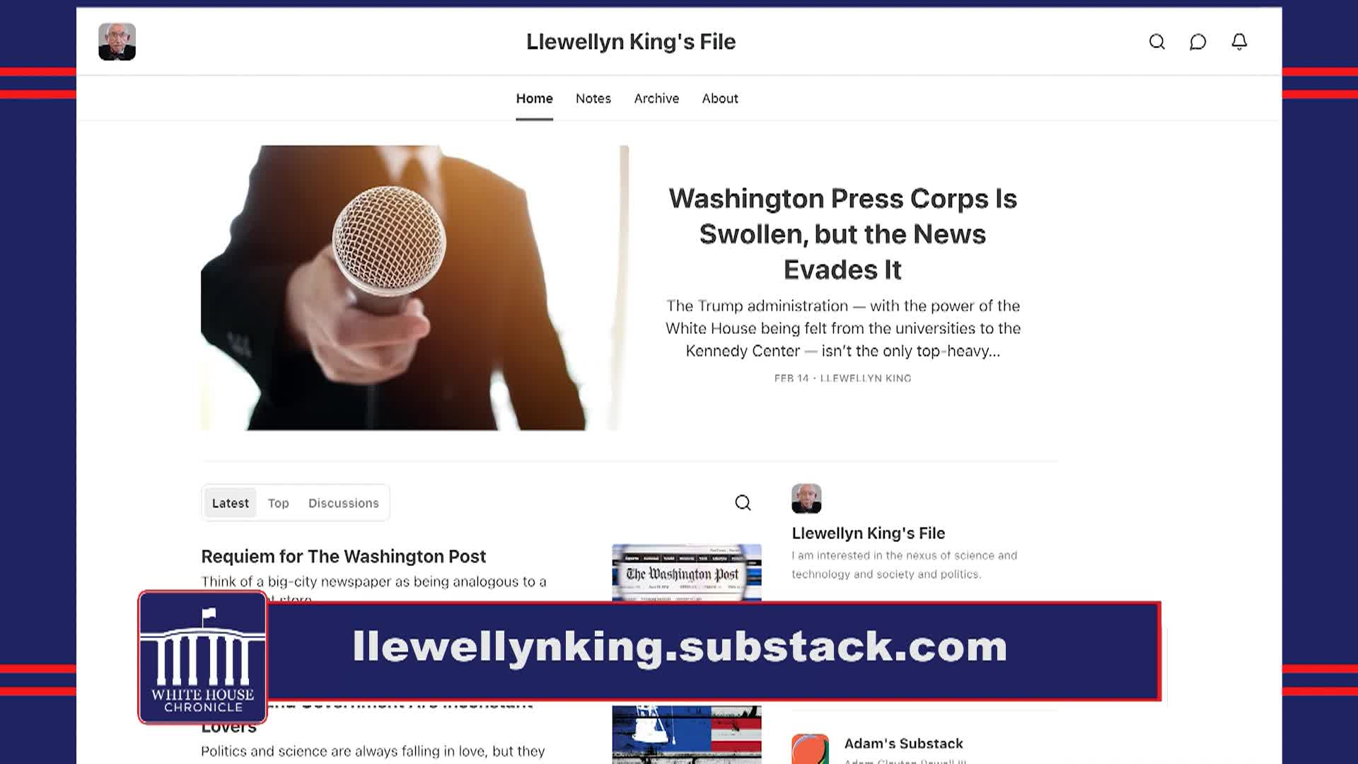 White House Chronicle - 02/27/2026